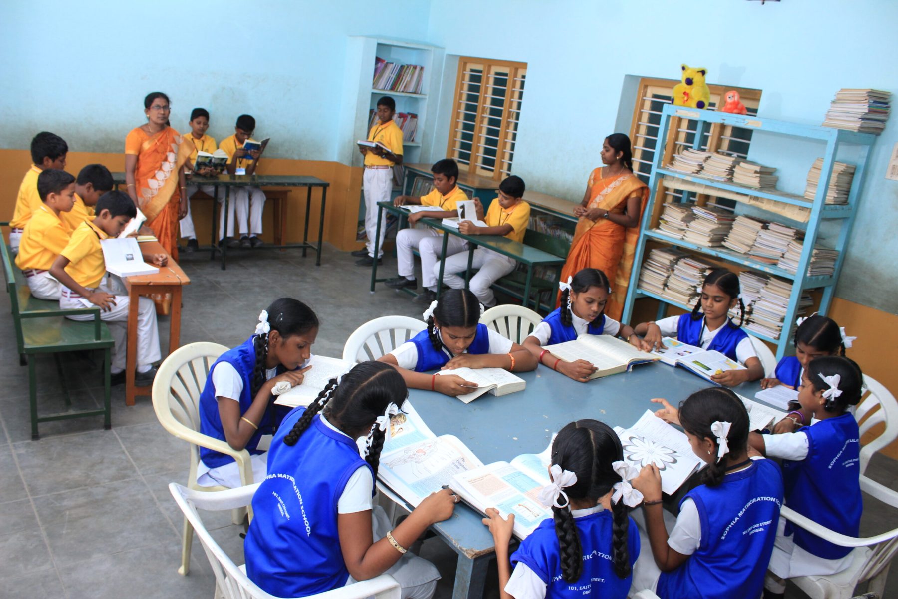 Smart classroom learning at Sophia School